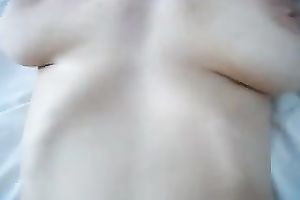 My breathtaking wifey allows me to cum on her cute shaggy slit