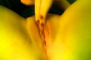 Solo episode with me slamming my smooth slit with a dildo