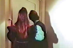 Skinny and sexually excited honey got her bawdy cleft team-fucked truly hard by her ally