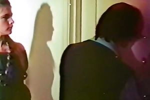 Skinny and sexually excited honey got her bawdy cleft team-fucked truly hard by her ally