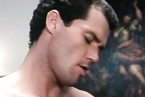Busty dark brown playgirl rides a guy with her twat and anal opening