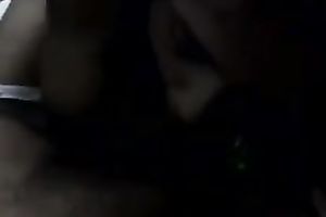 Indian hot wife acquires nude for her paramour and sucks ramrod