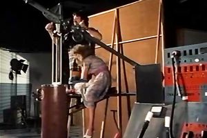 Nasty blondie in red nylons acquires screwed all possible styles