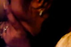 My lewd dark-haired wifey sucks and rubs my cock in hawt POV movie