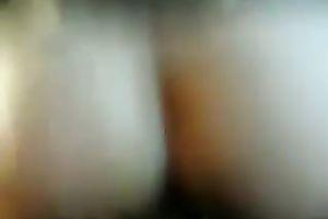 My cute white women, wearing a miniskirt, bonks me the reverse cowgirl style