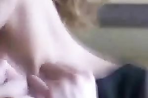 Skinny golden-haired girl screwed hard in the morning on web camera