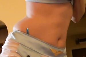 Provocative black head mother I'd like to fuck made an non-professional masturbation clip for me