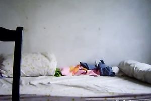 Lovely Asian gal is riding her fuck buddy's cock like a champ