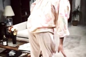 Insatiable ambisexual floozy Vanessa has steamy lesbo sex on a daybed