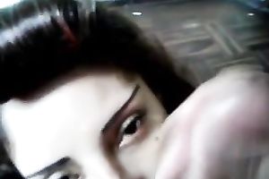 Svelte Latina bimbo with nice booty knows how to give oral-sex sex