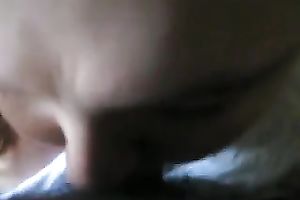 This big beautiful woman wench sucks my penis until this babe gets a facial