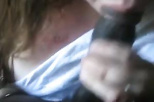This big beautiful woman wench sucks my penis until this babe gets a facial