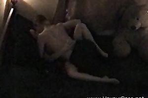 Hidden web camera vid with my ally licking and fucking his GF's pussy