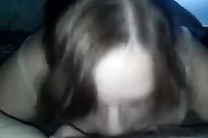 Amateur white girlfriend gives me head on POV movie scene