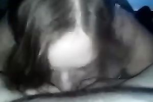 Amateur white girlfriend gives me head on POV movie scene