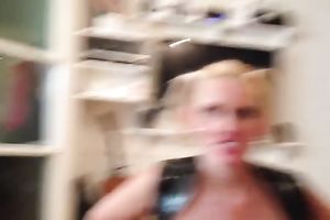 Pigtailed blond doxy gives me unforgettable deepthroat blowjob