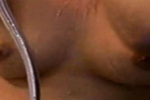 Chubby and appetizing dilettante Indian white wife in the shower room