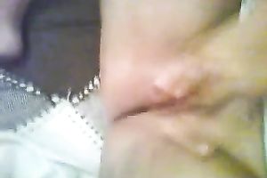My lascivious cheating wife groans loudly whilst fingering her shaved bawdy cleft