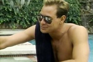 Well graced yummy golden-haired head lesbian babes give worthwhile carpet munch to every other in baths