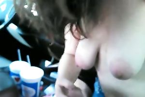 My GF knows how to use her tongue and lips and that babe is good at giving titjobs