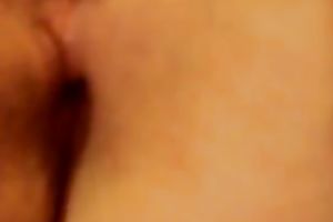 I love to fuck my girlfriend's constricted dark hole in missionary position