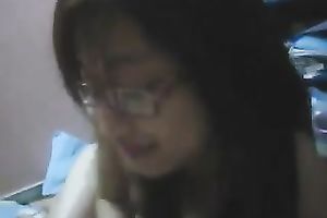 My Asian GF lets me eat her twat and fuck it in the missionary pose