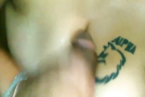 Tattooed doxy sucks and titfucks my BBC in astounding POV episode