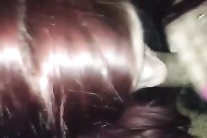 Redhead lustful girlfriend gives me oral-job on POV sex episode