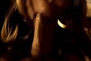 Masked swarthy bitch tries her most excellent to milk my ramrod dry