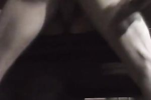 Horny golden-haired slutty wife blows dude's hard dong and acquires her cum-hole licked