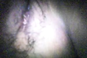 Chubby Filipina doxy shows her scones and fingers her shaved pussy