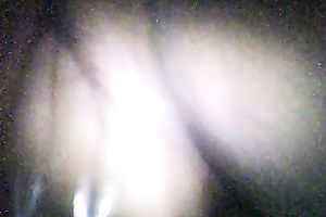 Chubby Filipina doxy shows her scones and fingers her shaved pussy