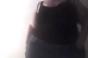 Amateur big beautiful woman blond white lady on livecam lastly undresses