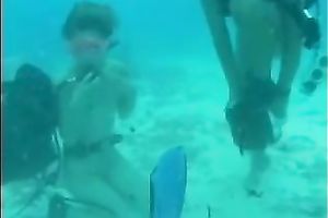Having sex underwater is so fucking risky and thrilling