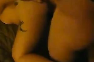 Fat bottomed domme with tattoos can't live without getting drilled form behind