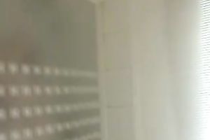 My fat housewife doesn't mind showering in front of a camera