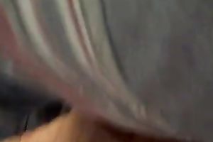 My shameless wife with small bazookas can't live without being undressed all the time