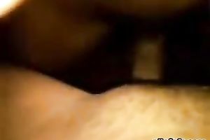 Amateur missionary style fuck of Indian pair in a closeup discharged
