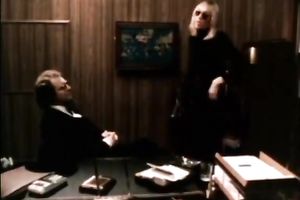 Svelte light-haired babe blows weenie and receives nailed