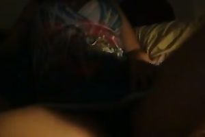 Entertaining myself by fingering my snatch indoors