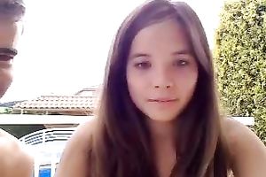 nineteen year old cutie acquires her delightsome pussy eaten out