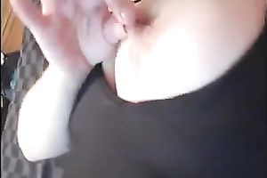 Voluptuous older woman is riding my knob in cowgirl position