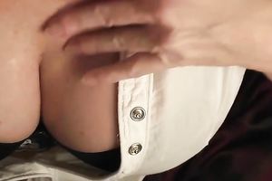 Kinky blond sucks my boner and acquires facialed in POV video