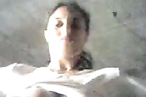 My hawt girlfriend with well-matured mounds likes being naked