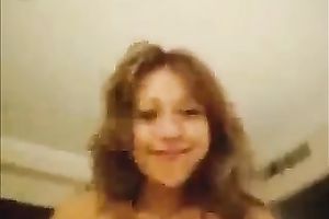 Brown-haired cutie sucks my shaft previous to taking a ride on it