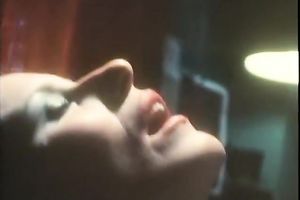 Zealous brunette cutie receives her curly cunt drilled charming hard