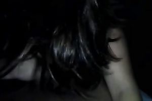 Skinny sweetheart takes my ramrod in her indecent throat and begins engulfing it greedily