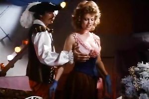 Ginger vamp acquires ramrod in her face hole and in her cum-hole from the back