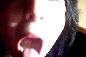 My raven-haired experienced black cock sluts enjoys the smack of my cream