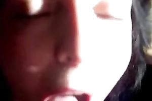 My raven-haired experienced black cock sluts enjoys the smack of my cream